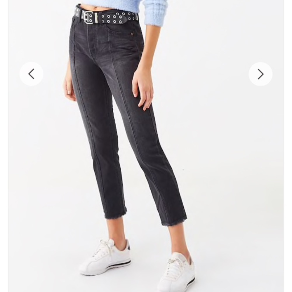 Frayed Seam Jeans Never Worn
